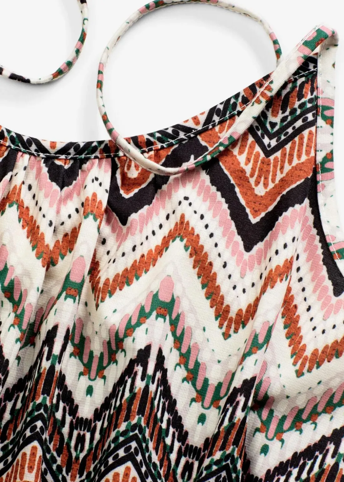 bedrucktes Trägerkleid