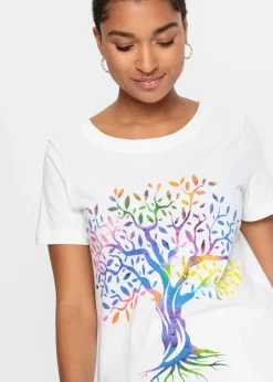 Bedrucktes T-Shirt aus Bio-Baumwolle