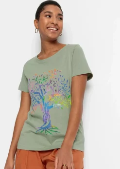 Bedrucktes T-Shirt aus Bio-Baumwolle