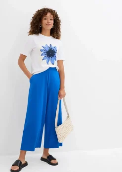 Bedrucktes T-Shirt aus reiner Baumwolle