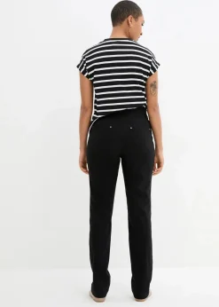 Bengalin-Stretch-Hose mit Bequembund, Straight