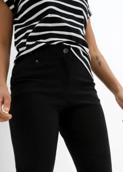 Bengalin-Stretch-Hose mit Bequembund, Straight