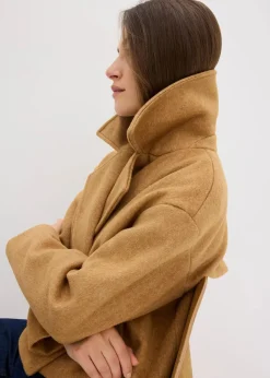 Übergangsjacke in Wolloptik