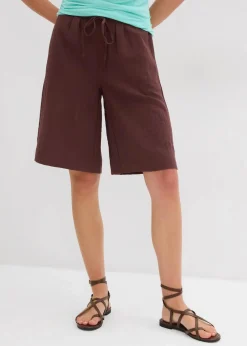 Bermuda aus fließendem Viskose-Mix