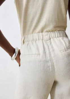 Bermudashorts aus reinem Leinen