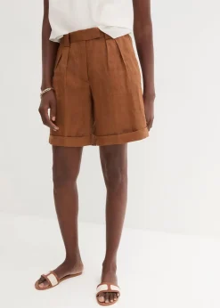 Bermudashorts aus reinem Leinen