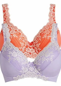 Bügel-BH mit zarter Spitze (2er Pack)