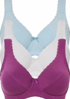 BH mit Bügel mit Bio Baumwolle (3er Pack)