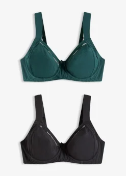 BH mit Bügel mit Bio-Baumwolle (2er Pack)