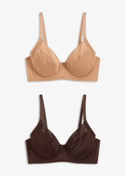 BH mit Bügel mit Glanzeffekt (2er Pack)