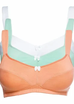 BH ohne Bügel mit Baumwolle (3er Pack)