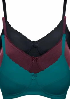 BH ohne Bügel mit Baumwolle (3er Pack)