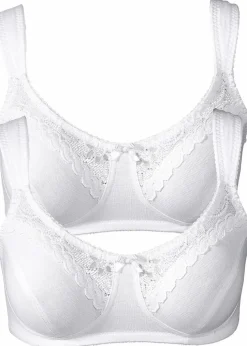 BH ohne Bügel mit Bio-Baumwolle (2er Pack)