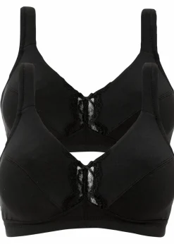 BH ohne Bügel mit Bio-Baumwolle (2er Pack)