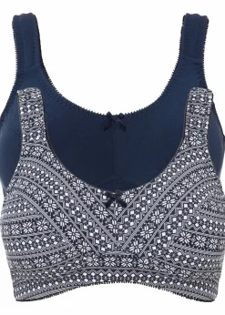 BH ohne Bügel mit Bio-Baumwolle (2er Pack)