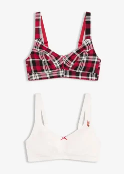 BH ohne Bügel mit Bio-Baumwolle (2er Pack)