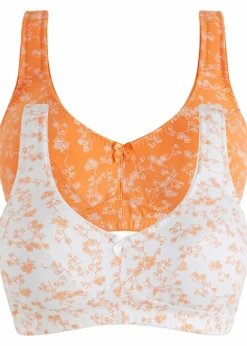 BH ohne Bügel mit weicher Bio-Baumwolle (2er Pack)