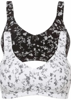 BH ohne Bügel mit weicher Bio-Baumwolle (2er Pack)