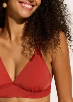 Bikinioberteil mit breitem Band