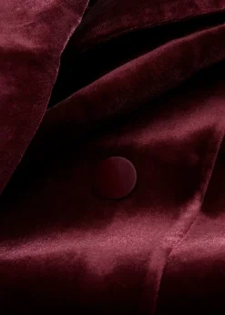 Blazer aus softem Samt