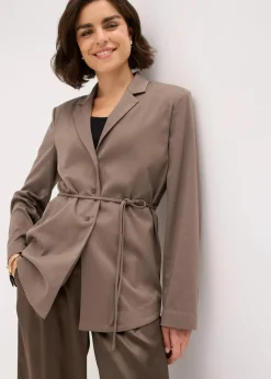 Blazer aus Viskose-Mix