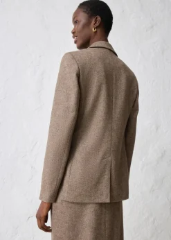 Blazer aus weichem Woll-Mix