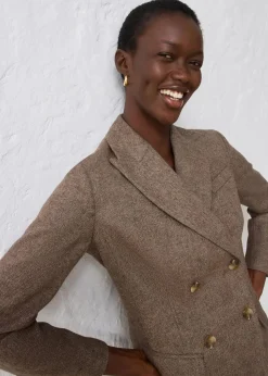 Blazer aus weichem Woll-Mix