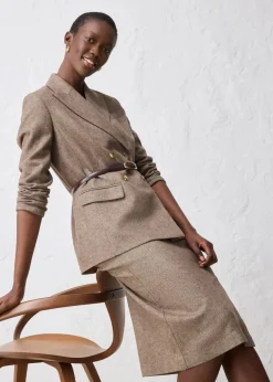 Blazer aus weichem Woll-Mix