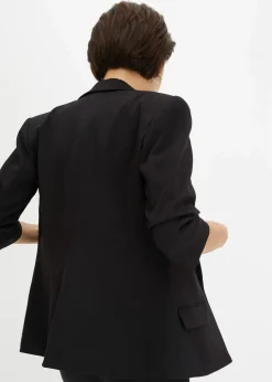 Blazer mit drapierten Ärmeln