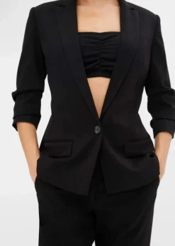 Blazer mit drapierten Ärmeln