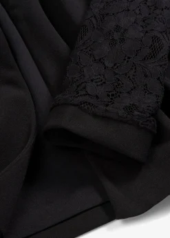 Blazer mit Spitzenärmeln