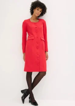 Blazerkleid mit Spitzenkante