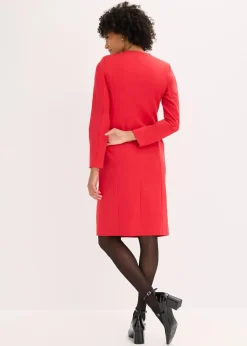 Blazerkleid mit Spitzenkante