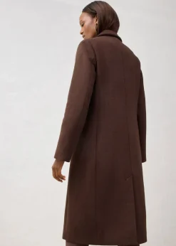 Blazermantel aus weichem Woll-Mix