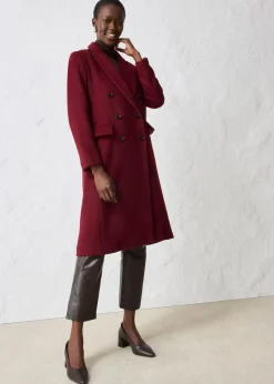 Blazermantel aus weichem Woll-Mix