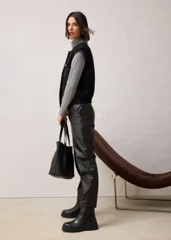 Blazerweste mit Wollanteil