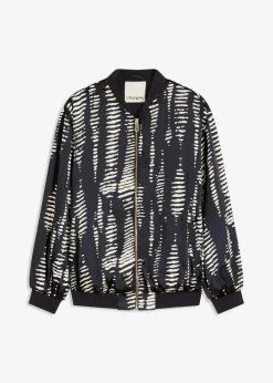 Blouson aus fließendem Satin