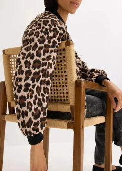 Blouson aus fließendem Satin