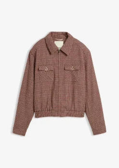 Blouson aus weichem Woll-MIx