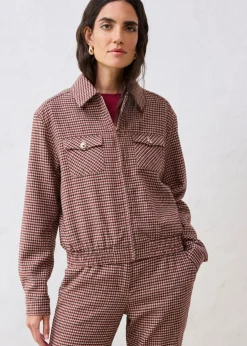 Blouson aus weichem Woll-MIx