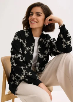 Blouson mit Stickerei