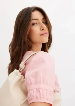 Bluse aus Baumwoll-Mix