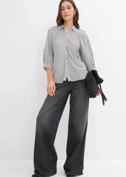 Bluse aus feinem Viskose-Mix