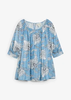 Bluse aus feinem Viskose-Mix