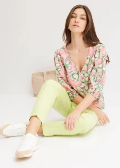 Bluse aus feinem Viskose-Mix