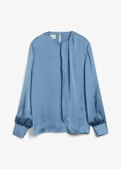 Bluse aus fließendem Satin