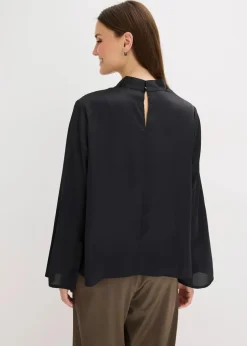 Bluse aus fließendem Satin