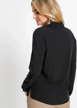 Bluse aus fließender Viskose