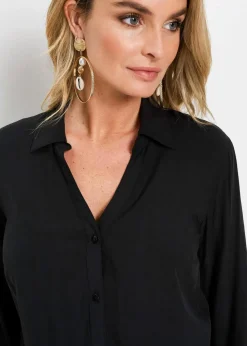 Bluse aus fließender Viskose