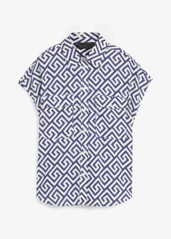 Bluse aus fließender Viskose